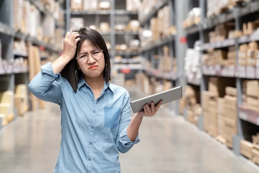 Errores comunes en la gestión de inventario